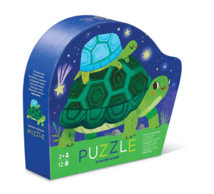 12 PC MINI PUZZLE TURTLES TOGETHER