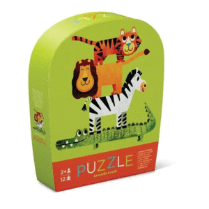 12 PC MINI PUZZLE JUNGLE FRIENDS