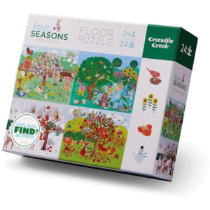 24PC FLOOR PUZZLE FOUR SEASONS - INCLUDES CAN YOU FIND? ACTIVITY