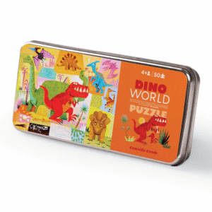 50 PCS TIN PUZZLE DINO WORLD