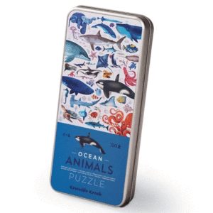 150 PCS TIN PUZZLE OCEAN ANIMALS