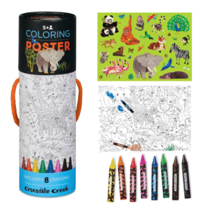 COLOR A POSTER ANIMALS & STICKERS