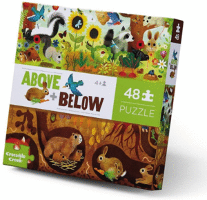 CHILDRENS PUZZLE BACKYARD DISCOVERY ABOVE & BELOW 48 PC
