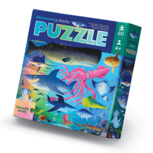 60 PCS PUZZLE SHIMMERING SHARK