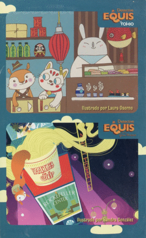 SET DE 4 LIBROS DEL DETECTIVE EQUIS