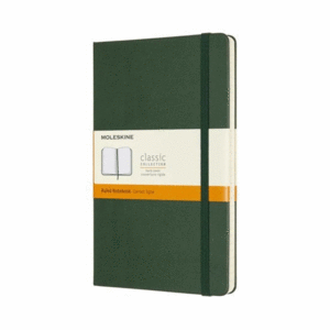 MOLESKINE LIBRETA CLASICA TAPA DURA VERDE MUSGO RAYAS