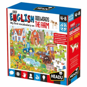 PUZZLE EASY ENGLISH 100 WORDS FARM