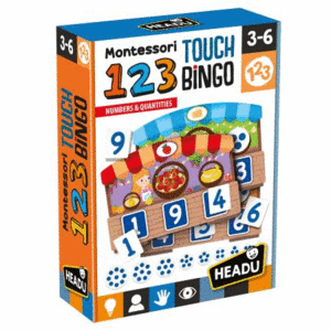 123 MONTESSORI TOUCH BINGO