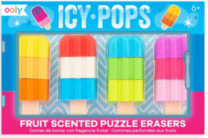 ICY POPS SCENTED PUZZLE ERASERS