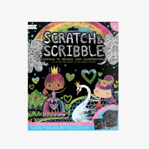 OOLY PRINCESS GARDEN SCRATCH AND SCRIBBLE SCRATCH ART KIT