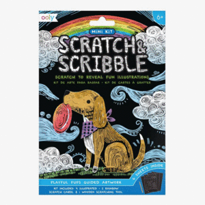 OOLY SCRATCH & SCRIBBLE MINI KIT PLAYFUL PUPS