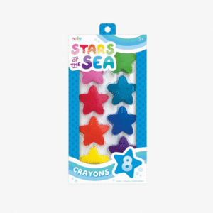 OOLY STARS OF THE SEA - CRAYONES GRUESOS EN FORMA DE ESTRELLA PARA NIÑOS PEQUEÑOS Y MANOS PEQUEÑAS