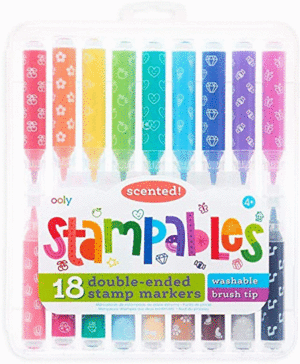 OOLY STAMPABLES SCENTED DOUBLE SIDED MARKERS