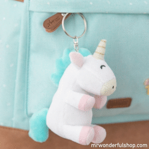 LLAVERO PELUCHE: UNICORNIO