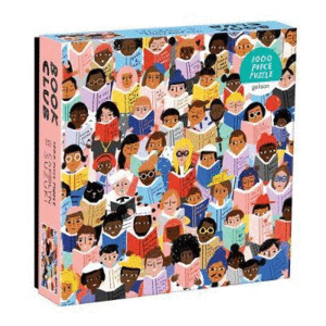 BOOK CLUB 1000 PIECE PUZZLE IN A SQUARE BOX