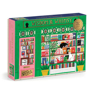WISDOM & WHIMSY BOOKSHOP 1000 PIECE FOIL PUZZLE