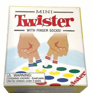 Mini Twister Game with Finger Socks