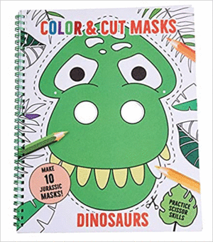 COLOR & CUT MASKS: DINOSAURS