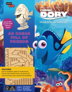 INCREDIBUILDS: FINDING DORY DELUXE BOOK AND MODEL SET