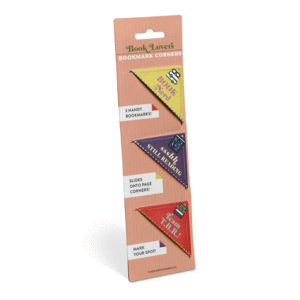 KNOCK KNOCK BOOK LOVERS BOOKMARK CORNERS, SET OF 3