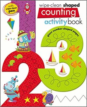 WIPE-CLEAN SHAPED COUNTING (ACTIVITY BOOK)