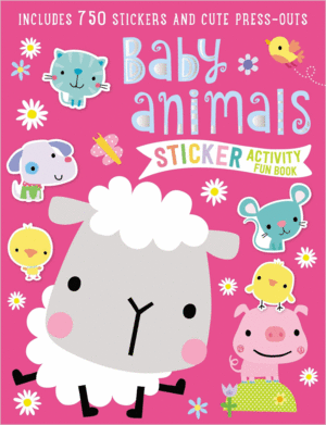 BABY ANIMALS STICKER ACTIVITY FUN BOOK
