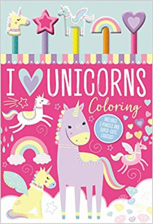 I LOVE UNICORNS COLORING