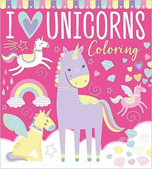 COLORING PADS I LOVE UNICORNS