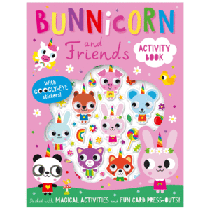 GOOGLY-EYE STICKERS BUNNICORN AND FRIENDS ACTIVITY BOOK