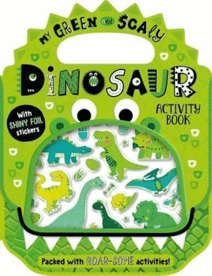 SHINY STICKERS MY GREEN AND SCALY DINOSAUR
