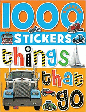1000 STICKERS - THINGS THAT GO