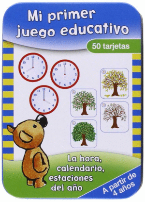 MI PRIMER JUEGO EDUCATIVO: LA HORA, CALENDARIO, ESTACIONES DEL AÑO