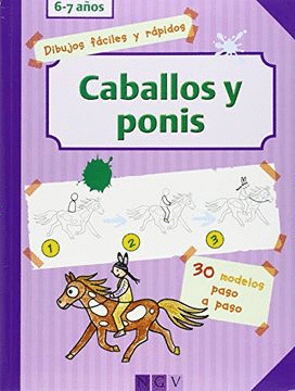 DIBUJOS FACILES Y RAPIDOS: CABALLOS Y PONIS