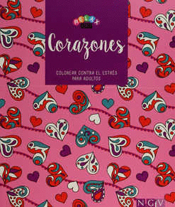 CORAZONES: COLOREAR CONTRA EL ESTRÉS PARA ADULTOS