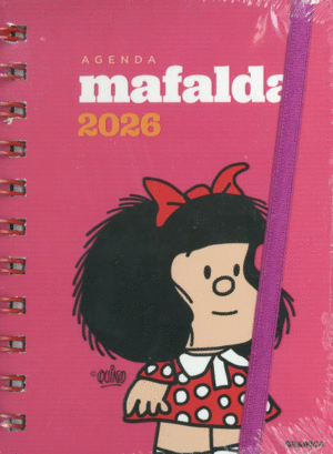 AGENDA MAFALDA 2026 DÍA POR PÁGINA ARGOLLADA