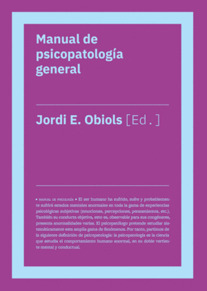 MANUAL DE PSICOPATOLOGÍA GENERAL