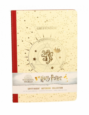 HARRY POTTER: PACK DE 3 LIBRETAS GRYFFINDOR