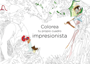 COLOREA TU PROPIO CUADRO IMPRESIONISTA