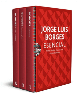 ESTUCHE JORGE LUIS BORGES ESENCIAL (CONTIENE: POESÍA COMPLETA; CUENTOS COMPLETOS; INQUISICIONES)