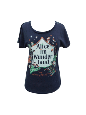 CAMISETA ADULTO ALICE IN WONDERLAND OUT OF PRINT