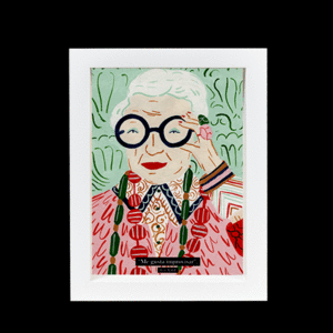 CUADRO FERA IRIS APFEL