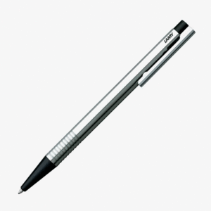 BOLÍGRAFO LAMY LOGO PLATA NEGRO