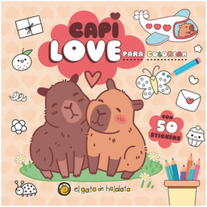 CAPI LOVE PARA COLOREAR