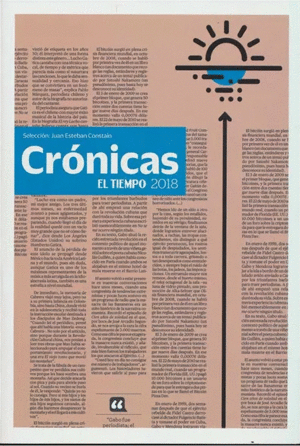 CRONICAS: EL TIEMPO 2018