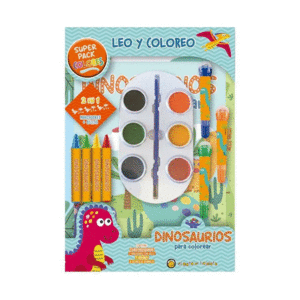 LEO Y COLOREO SUPERPACK: DINOSAURIOS