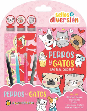 PERROS Y GATOS - SELLOS Y DIVERSIÓN