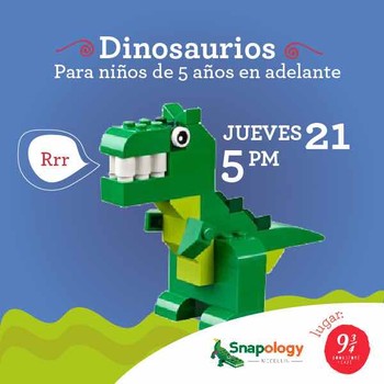 TALLER DINOSAURIOS CON  SNAPOLOGY