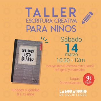 TALLER DE ESCRITURA CREATIVA PARA NIÑOS