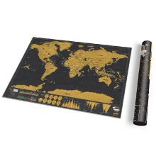 SCRATCH MAP TRAVEL DELUXE
