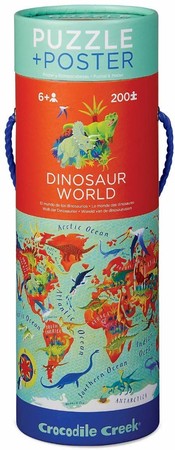 200 PUZZLE POSTER DINOSAUR WORLD